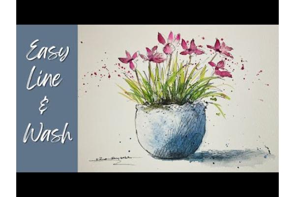 Laying a Watercolour Wash - An Easy DIY Guide for Beginners