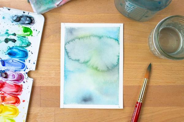 Laying a Watercolour Wash - An Easy DIY Guide for Beginners
