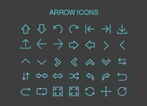 35 Premium Vector Arrows