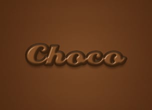 Chocolate Text Effect